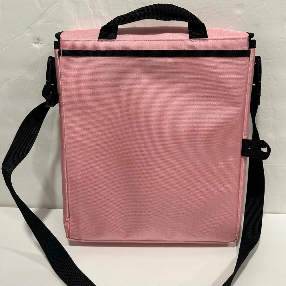 eBags Laptop Messenger Bag, Dual Pockets, Pink Breast Cancer, Adjustable Strap